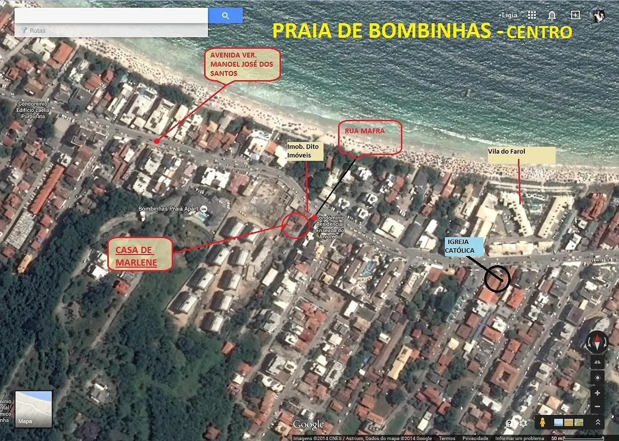 Casa De 2 Quartos No Centro De Bombinhas